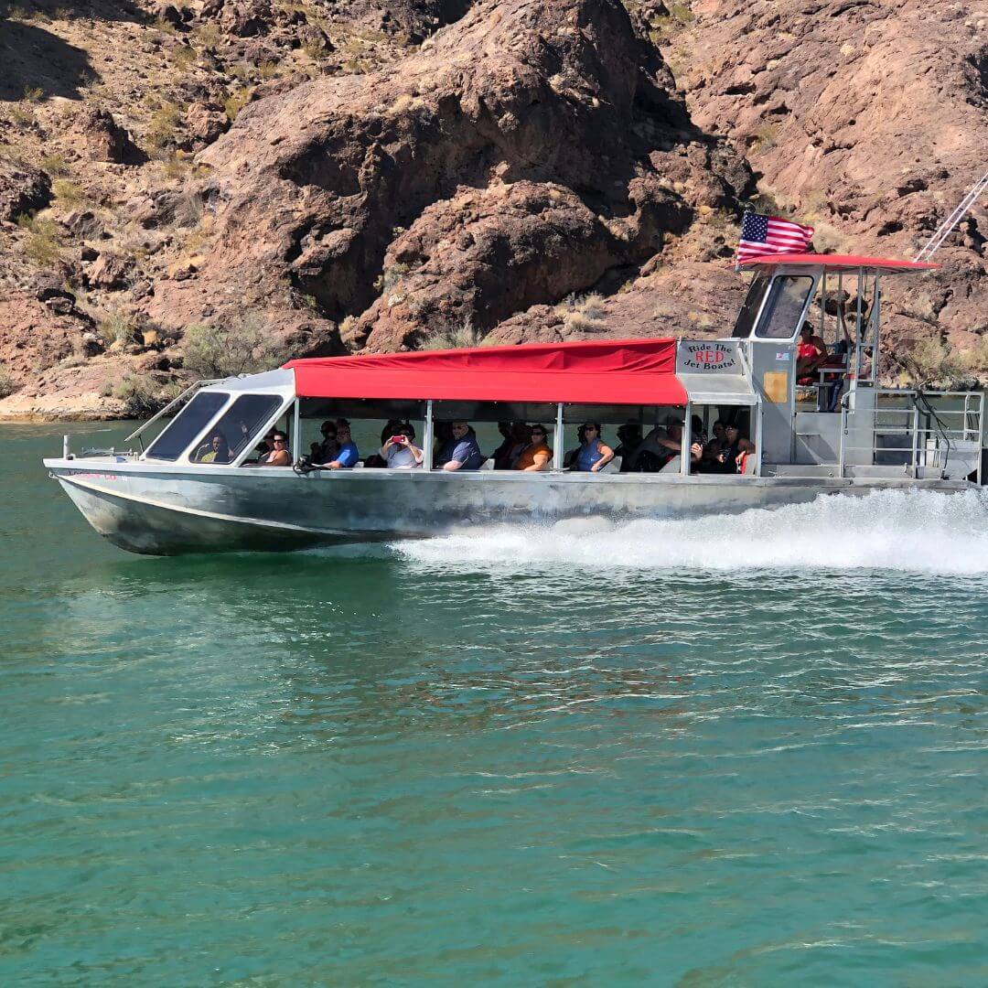 jet boat in Colorado river