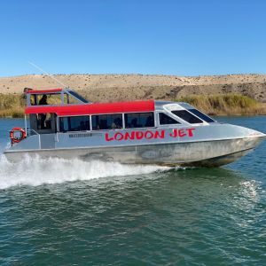 a small boat in a body of water