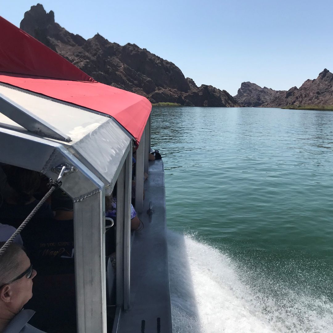 a man on a boat in the water